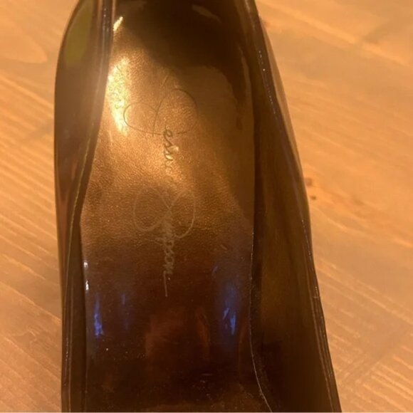 Jessica Simpson classic black heels size 7, classic black stiletto - Picture 7 of 8